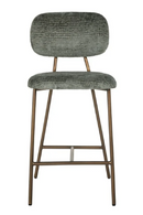 Brushed Metal Counter Stool | Richmond Interiors Xenia | Oroatrade.com