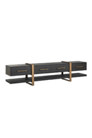 Black Oak 3-Drawer TV Unit | Richmond Interiors Cambon | Oroatrade.com