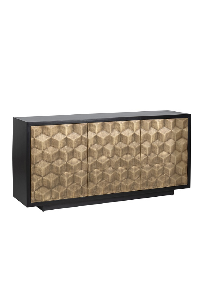 Brass Geometric Pattern Sideboard | OROA Esher  | Oroatrade.com