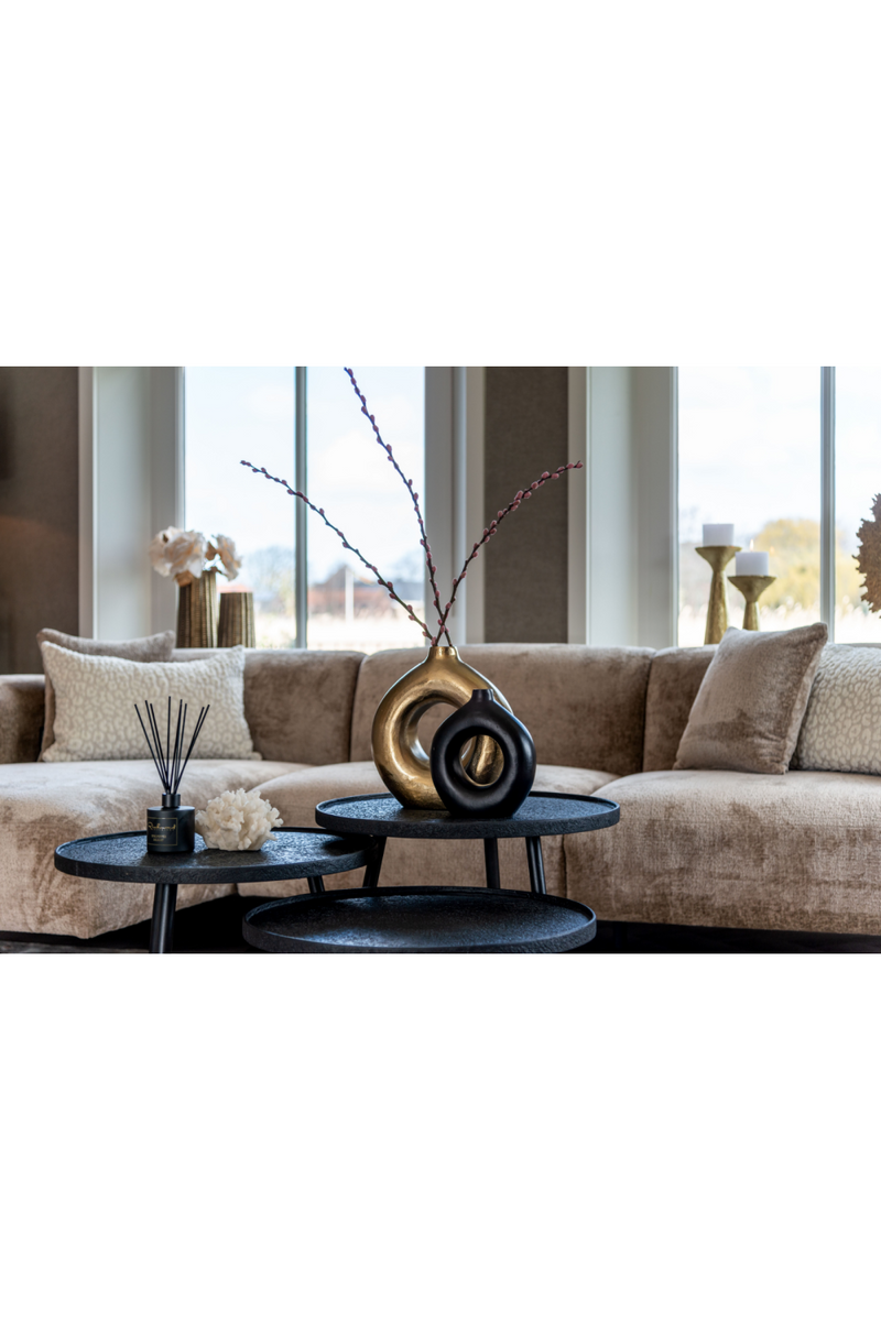 Round Tripod Coffee Table Set (3) | OROA Oxford | Oroatrade.com