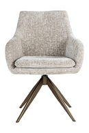 Upholstered Quadropod Swivel Chair | Richmond Interiors Lisonne | Oroatrade.com