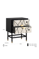 Wooden Contemporary Nightstand | Richmond Interiors Novas | Oroatrade.com