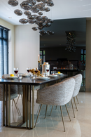 Beige Curved Dining Chair | Richmond Interiors Amalfi | Oroatrade.com