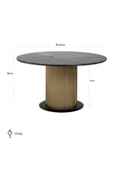 Modern Pedestal Dining Table | Richmond Interiors Ironville | Oroatrade.com