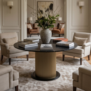 Modern Pedestal Dining Table | Richmond Interiors Ironville