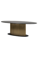 Modern Pedestal Dining Table | Richmond Interiors Ironville | Oroatrade.com