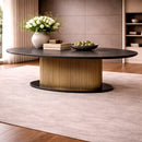 Oval Pedestal Dining Table | Richmond Interiors Ironville