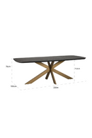 Contemporary Oval Dining Table | Richmond Interiors Cambon | Oroatrade.com
