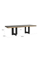 Contemporary Rectangular Dining Table | Richmond Interiors Cambon | Oroatrade.com