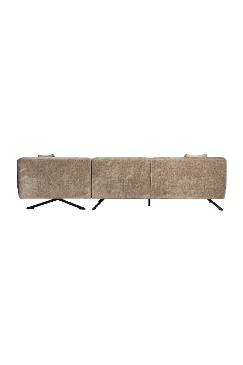Taupe Chenille Contemporary Sofa | OROA Donovan | Oroatrade.com