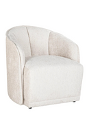 Cream Curved Accent Chair | Richmond Interiors Maryse | Oroatrade.com