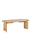 Natural Oak Organic Dining Table | Richmond Interiors Fairmont | Oroatrade.com