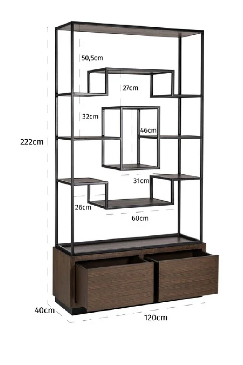 Oak Display Unit | OROA Bonvoy| Oroatrade.com