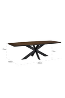 Brown Oak Dining Table | Richmond Interiors Bonvoy | Oroatrade.com