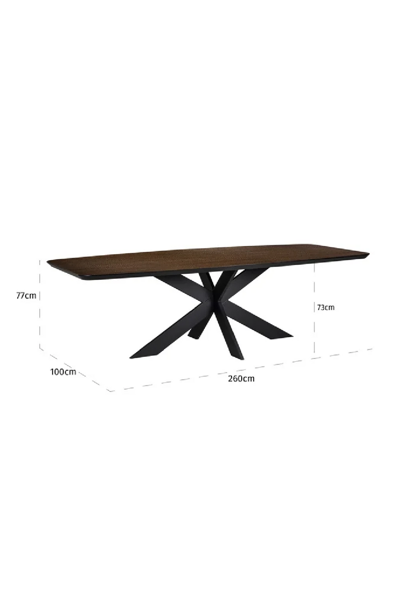 Brown Oak Dining Table | OROA Bonvoy | Oroatrade.com