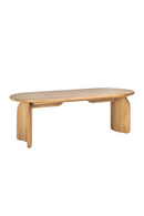 Natural Oak Organic Dining Table | Richmond Interiors Fairmont | Oroatrade.com