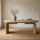 Natural Oak Organic Dining Table | Richmond Interiors Fairmont