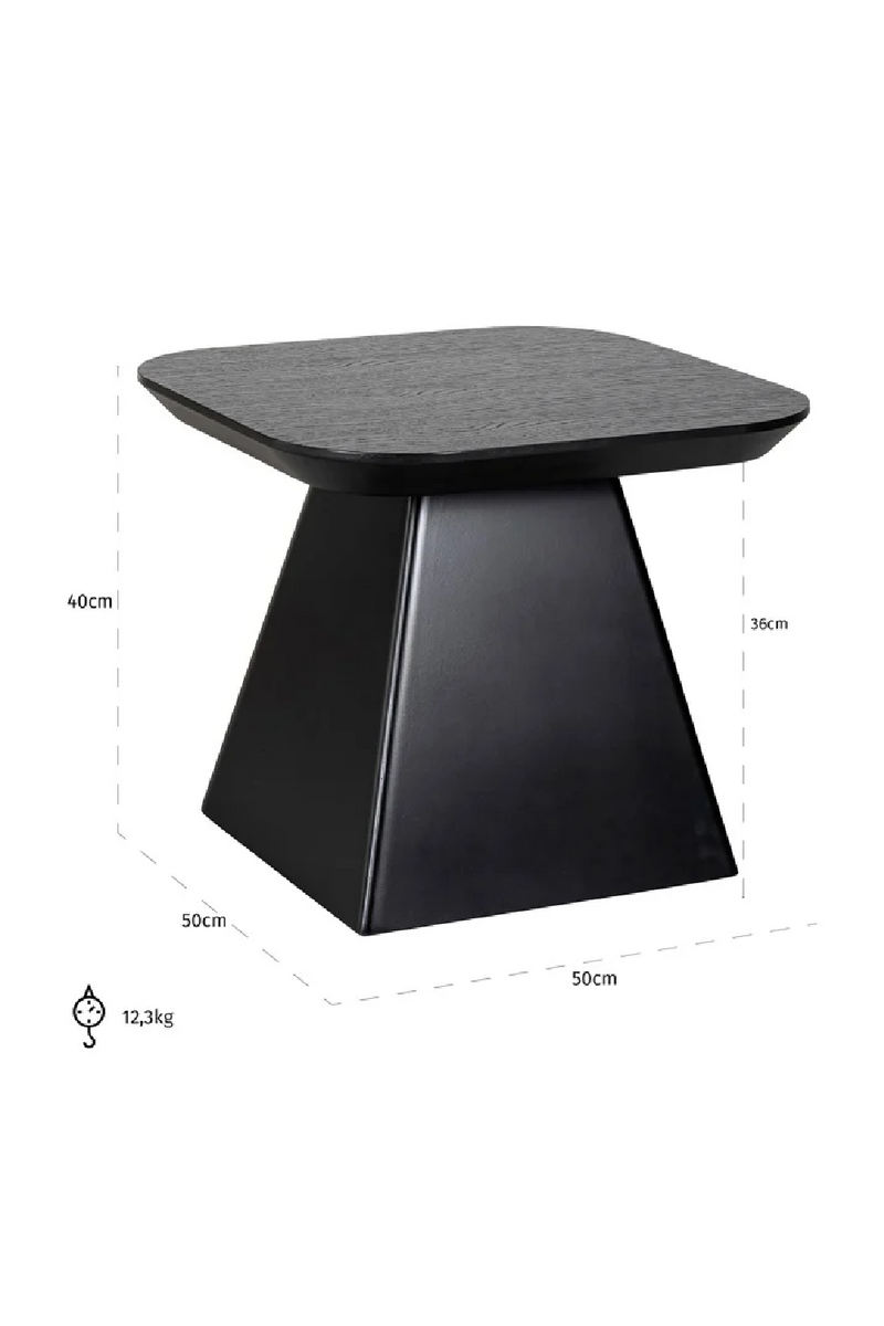 Black Modern End Table | OROA Bonvoy | Oroatrade.com