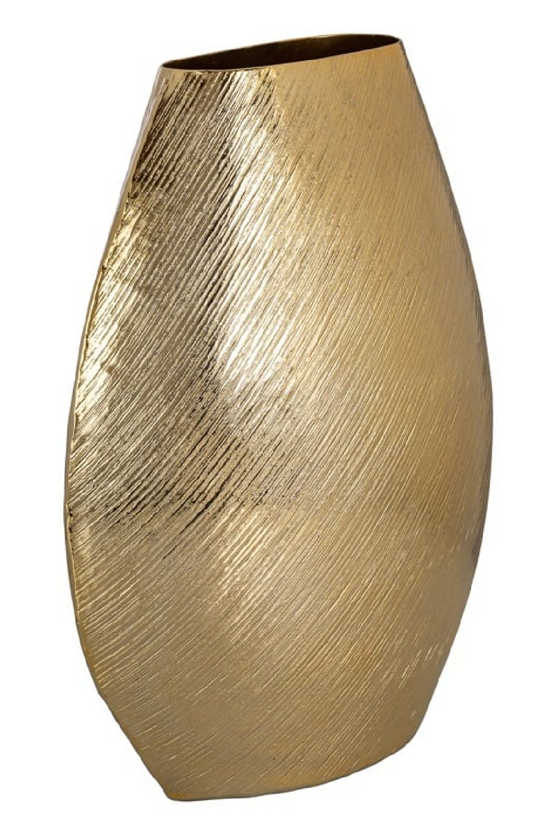 Gold Aluminium Vase L | OROA Evey | Oroatrade.com