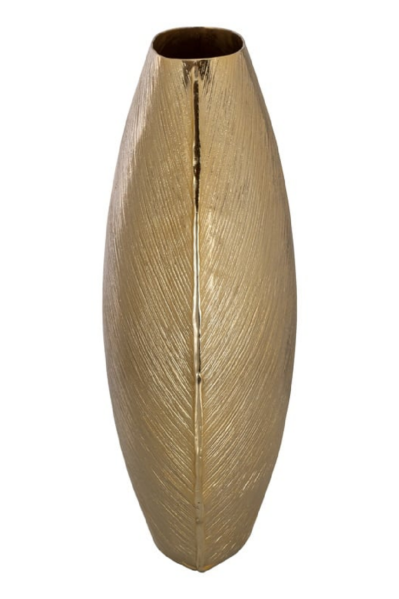 Gold Aluminium Vase L | OROA Evey | Oroatrade.com