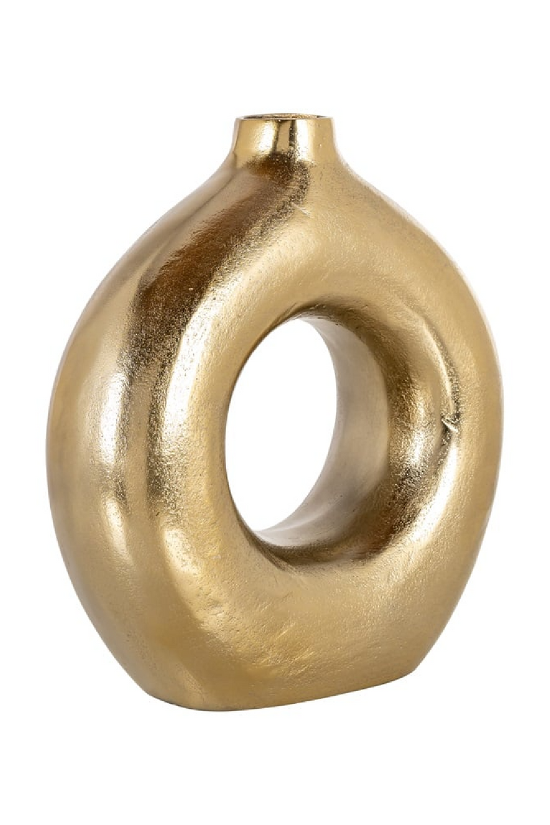 Gold Round Vase | OROA Felicia | Oroatrade.com