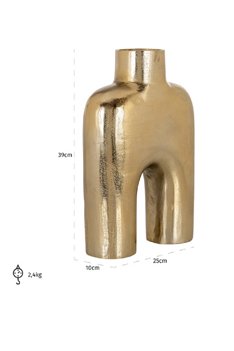 Gold Arched Vase XL | OROA Marley | Oroatrade.com