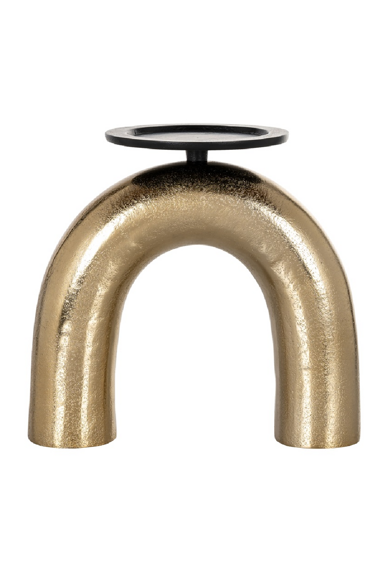 Gold Arched Candle Holder L | OROA Jadey | Oroatrade.com