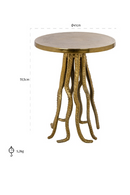 Gold Tentacles Side Table | Richmond Interiors Macey | Oroatrade.com