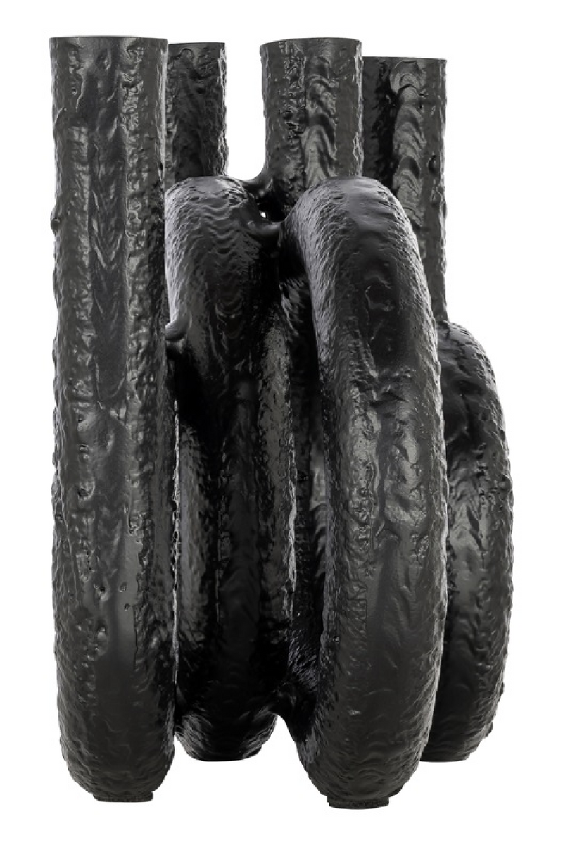 Coiled Black Candle Holder | OROA Avery | Oroatrade.com