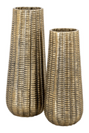 Brushed Gold Vase L | Richmond Interiors Loran | Oroatrade.com
