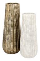 Brushed Gold Vase L | Richmond Interiors Loran | Oroatrade.com