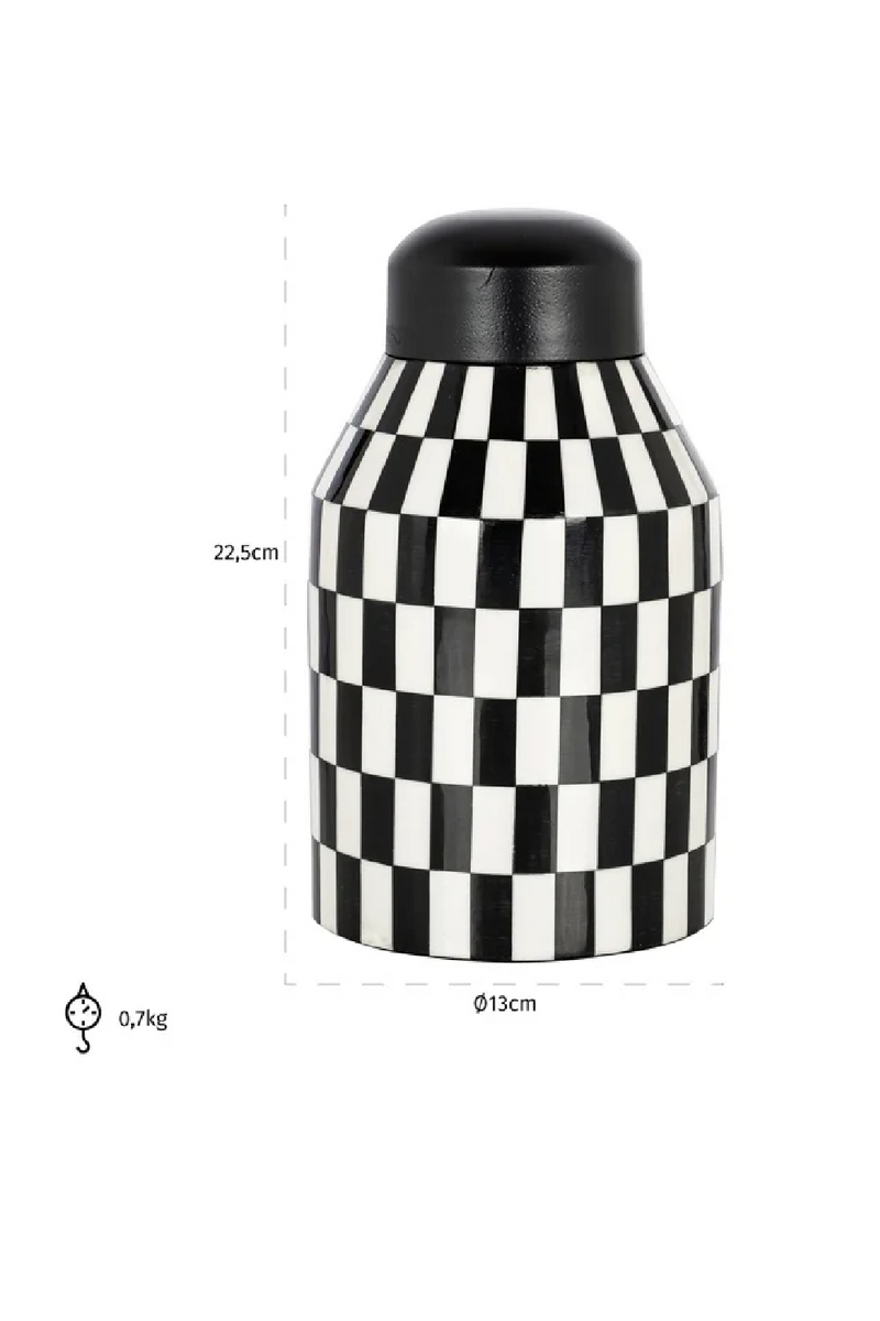 Black & White Jar | OROA Malou | Oroatrade.com