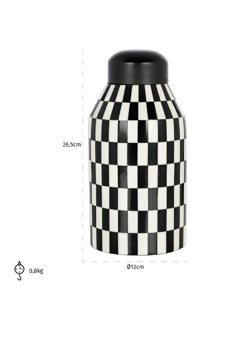 Black & White Jar | OROA Malou | Oroatrade.com