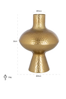 Gold Organic-Shaped Vase | Richmond Interiors Caitlyn | Oroatrade.com