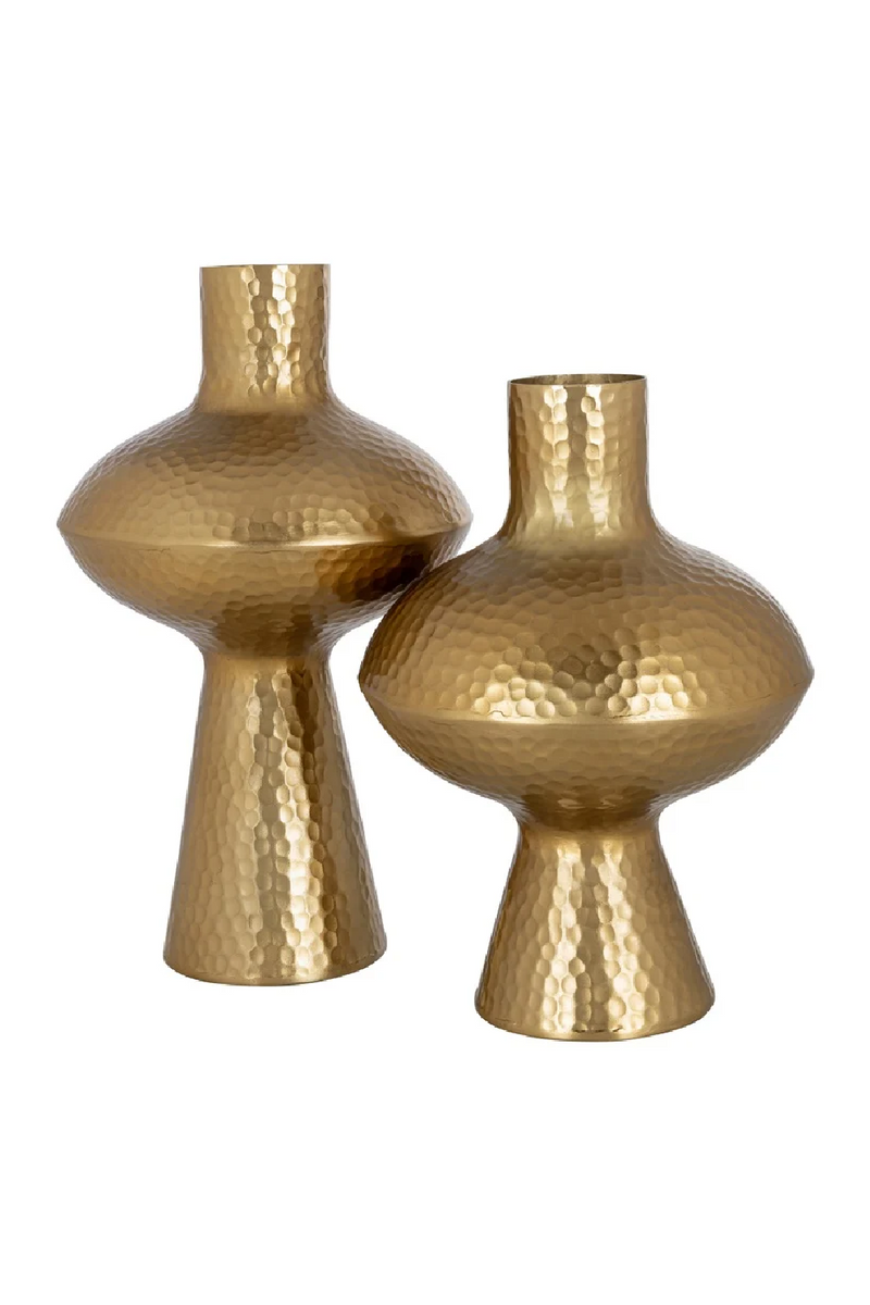 Gold Organic-Shaped Vase | OROA Caitlyn | Oroatrade.com