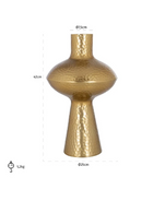 Gold Organic-Shaped Vase | Richmond Interiors Caitlyn | Oroatrade.com