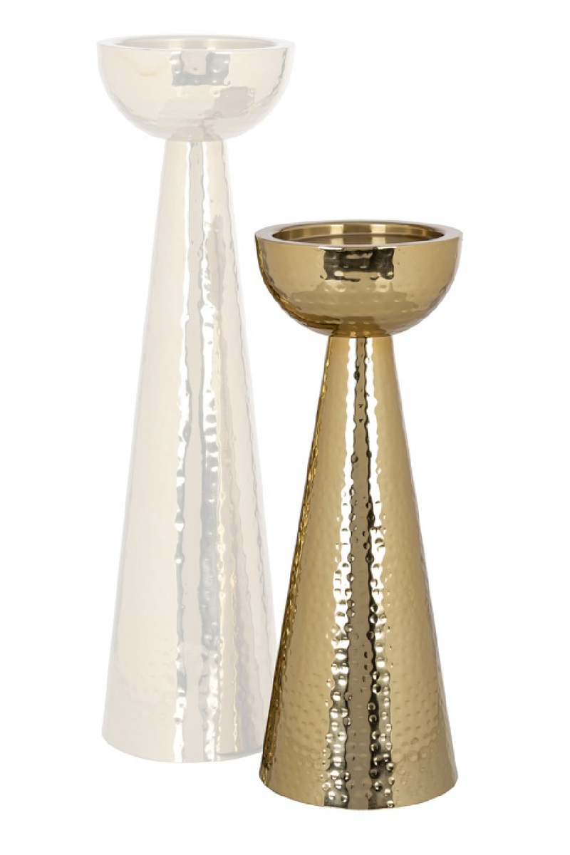 Gold Tapered Candle Holder S | OROA Lizz | Oroatrade.com