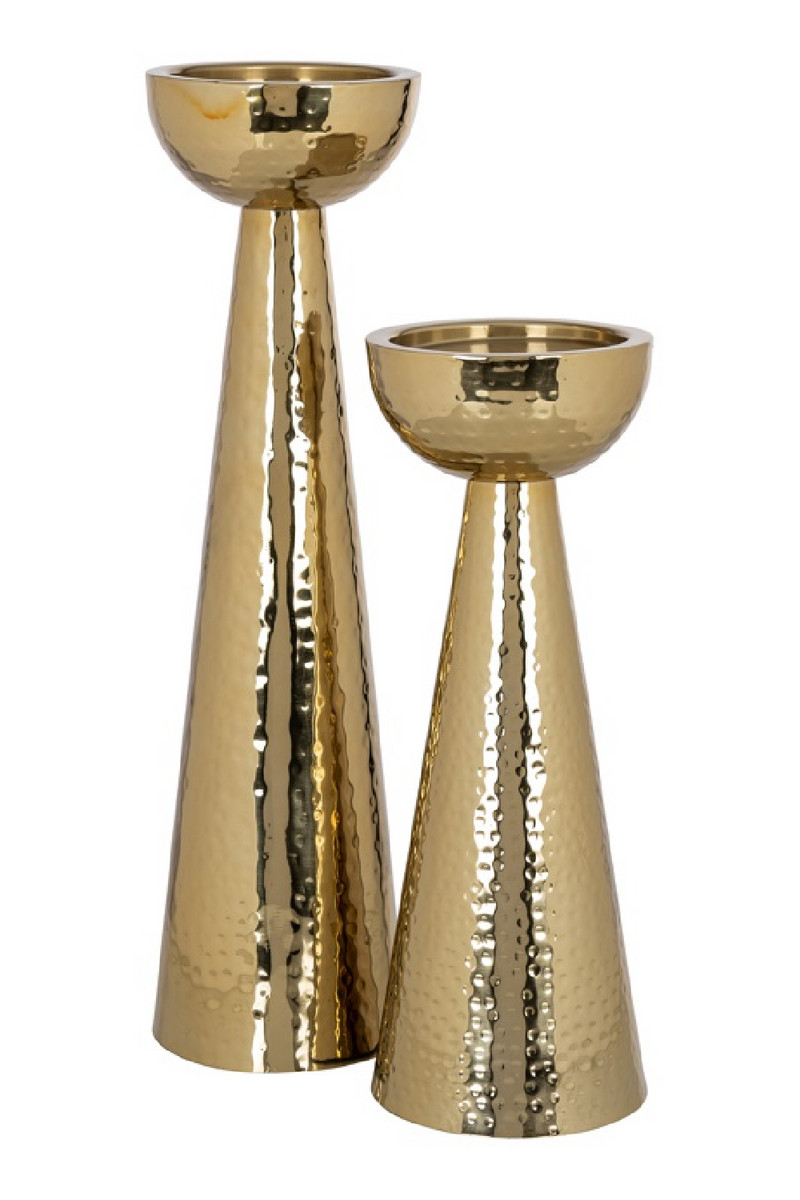 Gold Trumpet Candle Holder | OROA Lizz | Oroatrade.com