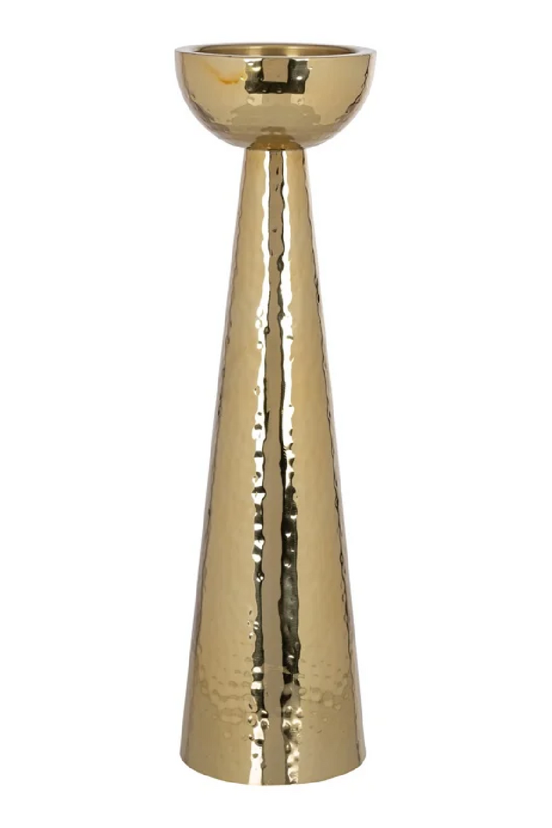 Gold Tapered Candle Holder | OROA Lizz | Oroatrade.com