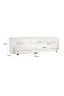 Cream Curved Sofa | Richmond Interiors Davina | Oroatrade.com