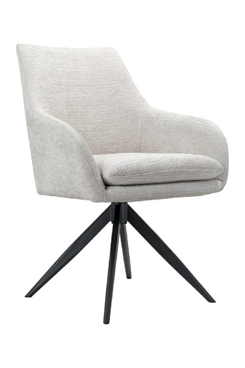 Cream Swivel Armchair | OROA Lisonne | Oroatrade.com