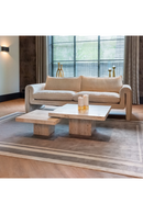 White Chenille Modern Sofa | Richmond Interiors Sandro | Oroatrade.com