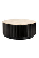 Round Travertine Coffee Table | Richmond Interiors Hampton | Oroatrade.com