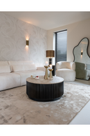 Round Travertine Coffee Table | Richmond Interiors Hampton | Oroatrade.com