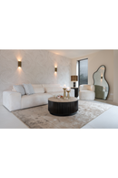 Round Travertine Coffee Table | Richmond Interiors Hampton | Oroatrade.com