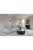 Round Travertine Coffee Table | Richmond Interiors Hampton | Oroatrade.com