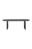 Black Mango Wood Dining Table | Richmond Interiors Hudson | Oroatrade.com