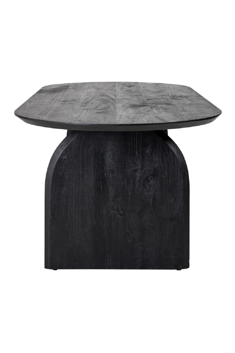 Black Mango Wood Dining Table | OROA Hudson | Oroatrade.com