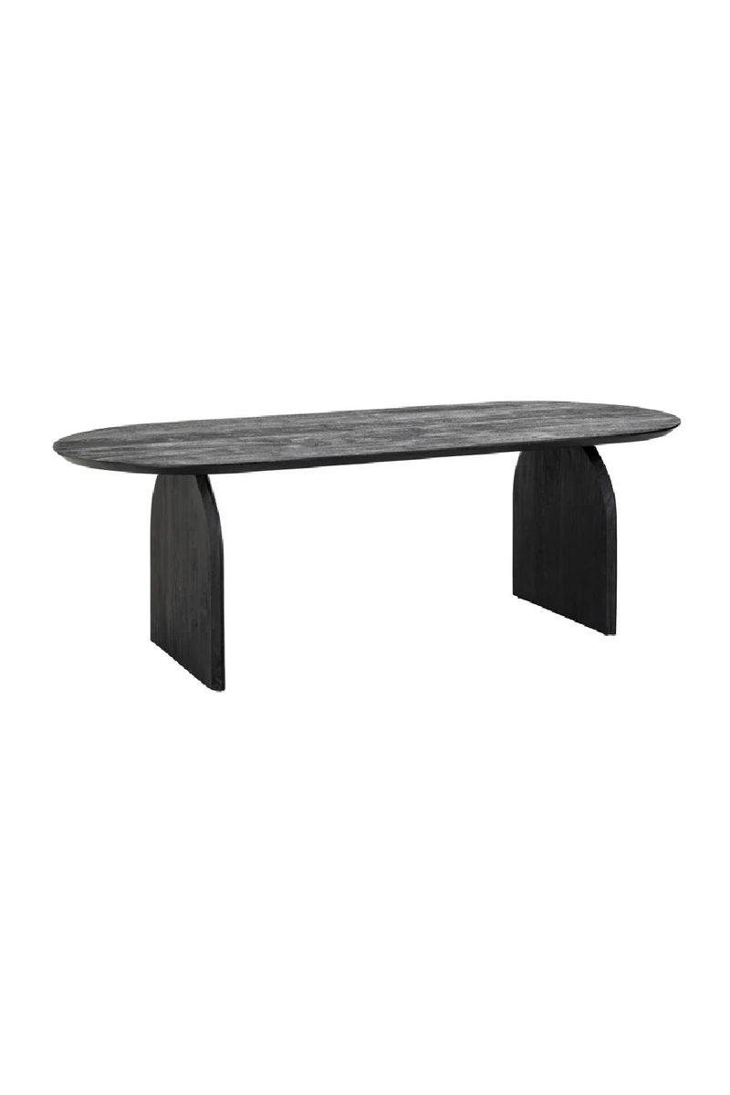 Black Mango Wood Dining Table | OROA Hudson | Oroatrade.com