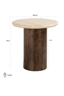 Brown Mango Wood End Table | Richmond Interiors Douglas | Oroatrade.com